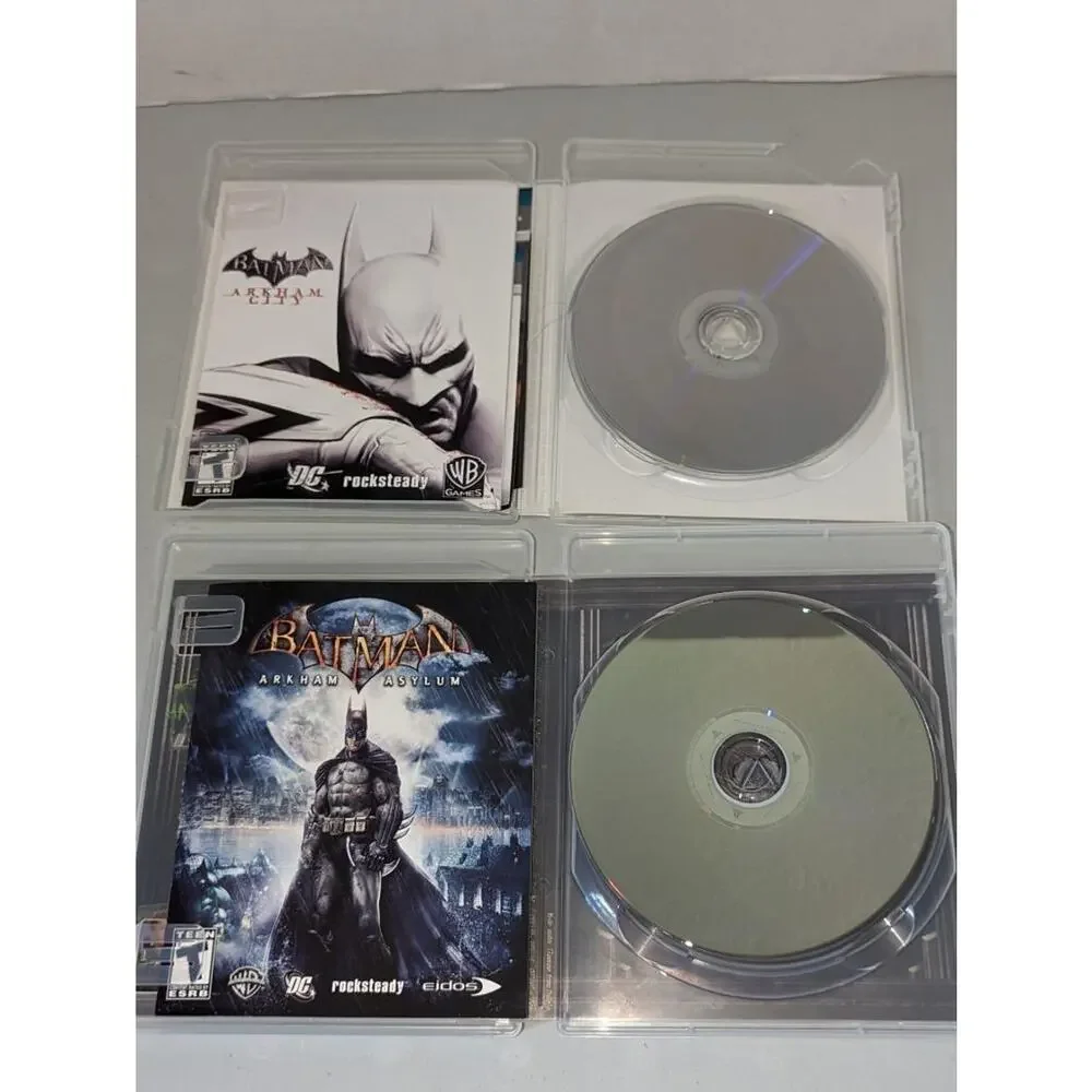 PlayStation 3 PS3 Batman Arkham City Arkham Asylum -082310